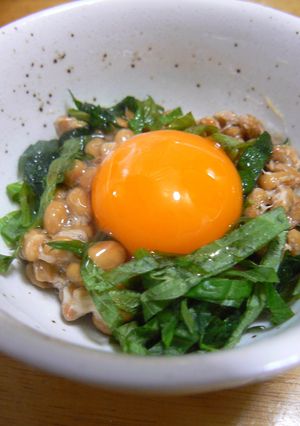 月見大葉納豆-レシピのメイン写真