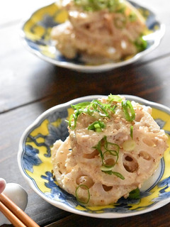 れんこんのごま味噌サラダ【作り置き】-レシピのメイン写真
