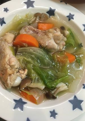 手羽元の野菜たっぷり美味しいスープ☆-レシピのメイン写真