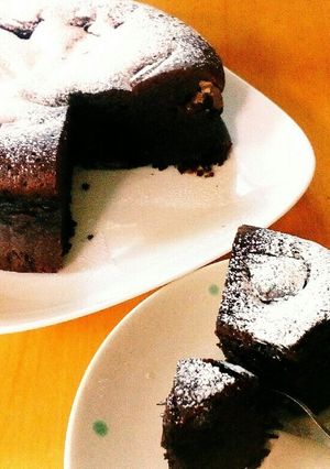 簡単濃厚ダブルチョコ　ガトーショコラ-レシピのメイン写真