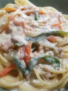 豆乳のクリームパスタ-レシピのメイン写真