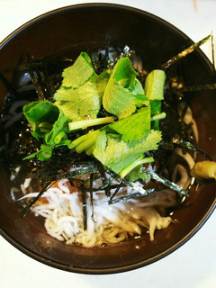 朝食♪焼おにぎりでしらすのだし茶漬け☆-レシピのメイン写真