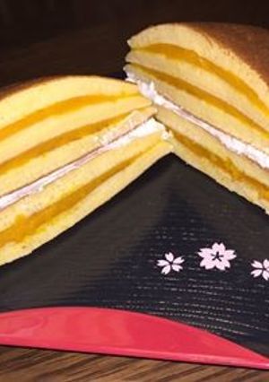 かぼちゃのミルクレープどら焼き-レシピのメイン写真