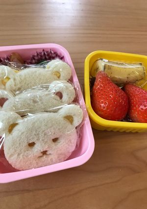 ４歳 サンドイッチ弁当-レシピのメイン写真