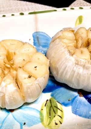 レンジで1分♪丸ごとにんにく蒸し！-レシピのメイン写真