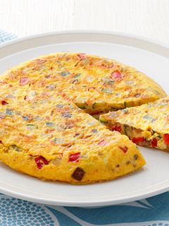 夏野菜のオープンオムレツ-レシピのメイン写真