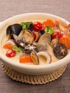 味噌&生クリームの海鮮鍋-レシピのメイン写真