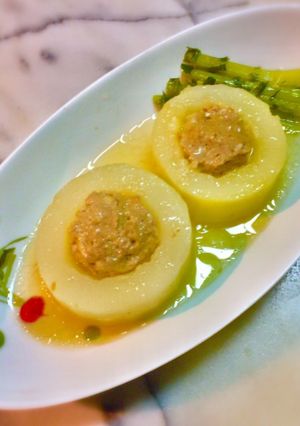 No2193大根肉詰め？チーズが決め手！-レシピのメイン写真