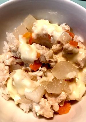 鶏ひき肉と野菜のチーズドリア 幼児食-レシピのメイン写真