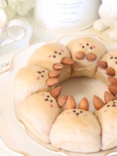 うさぎさんちぎりパン(茶色var)-レシピのメイン写真