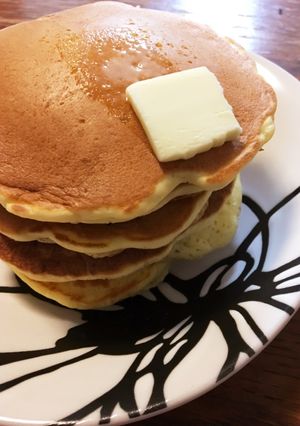 しっとりふわふわホットケーキ♪-レシピのメイン写真