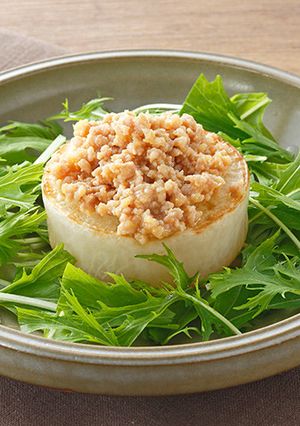 大根ステーキ 肉みそのせ-レシピのメイン写真