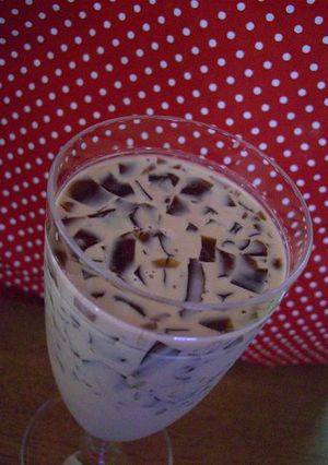 ゼリーinカフェオレ-レシピのメイン写真
