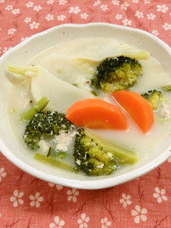 春野菜のミルクスープ-レシピのメイン写真