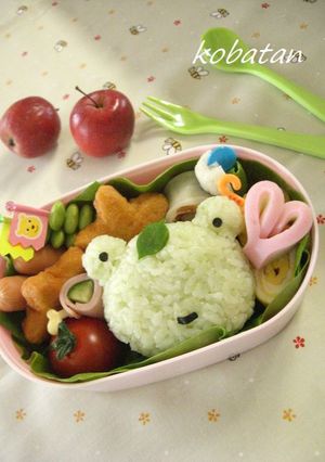 次の日ケロリのお弁当（キャラ弁）-レシピのメイン写真