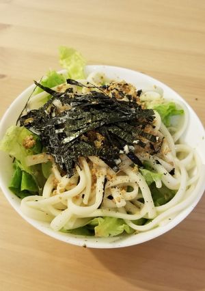 シンプルで美味しい！サラダうどん-レシピのメイン写真