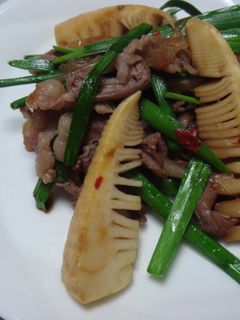 牛と筍の中華炒め-レシピのメイン写真