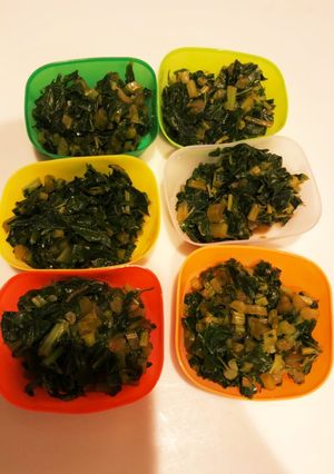 冷凍保存 お弁当おかず 大根の葉炒め-レシピのメイン写真
