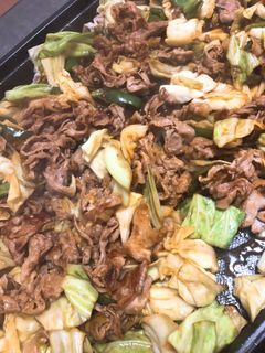 ホットプレートで回鍋肉な野菜炒め-レシピのメイン写真