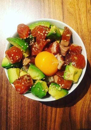 漬け込み簡単◎サーモンアボカド丼-レシピのメイン写真