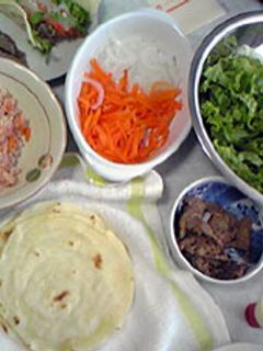 混ぜて焼くだけ!簡単フラワートルティーヤ-レシピのメイン写真