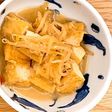 厚揚げともやしの味噌煮込み