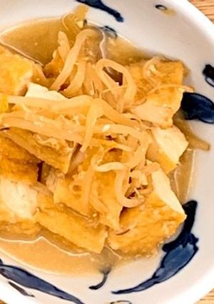 厚揚げともやしの味噌煮込み-レシピのメイン写真