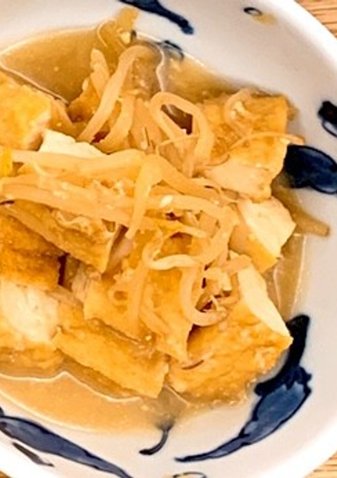厚揚げともやしの味噌煮込み-レシピのメイン写真