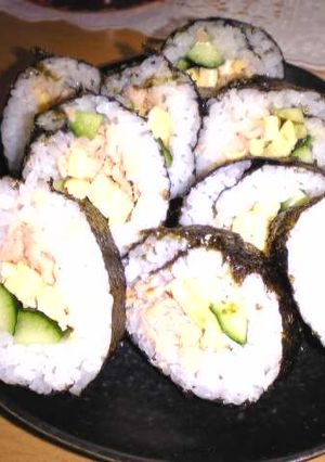 あまり物で♪豪華☆太巻き☆-レシピのメイン写真