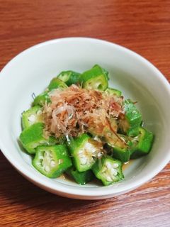 めんつゆで♡おくらのお浸し-レシピのメイン写真