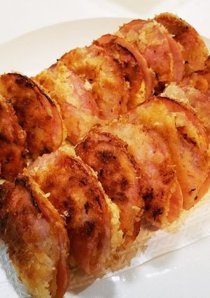 揚げないハムのポテトチーズサンドフライ風-レシピのメイン写真