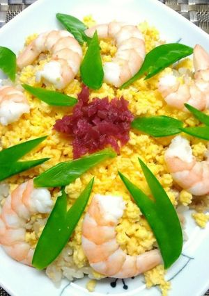 赤酢のそぼろチラシ寿司-レシピのメイン写真