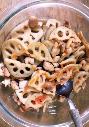 鶏もも肉とレンコンのいため煮-レシピのメイン写真