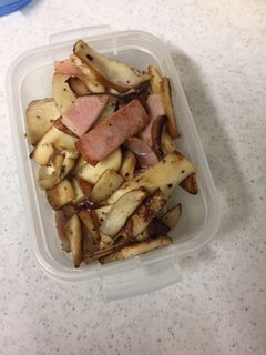 エリンギとハムのハーブバター炒め-レシピのメイン写真