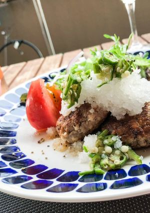 豆腐ハンバーグおろしソース-レシピのメイン写真