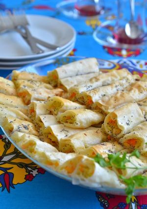 トルコ料理☆葱と野菜のボレキ-レシピのメイン写真