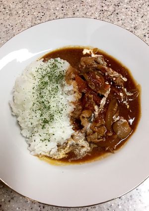 取り分け！ルーなし簡単ハヤシライス-レシピのメイン写真