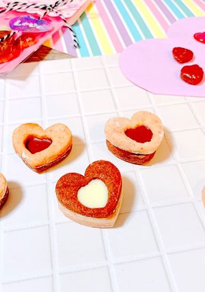 卵乳不使用！いちごとチョコの米粉クッキー-レシピのメイン写真
