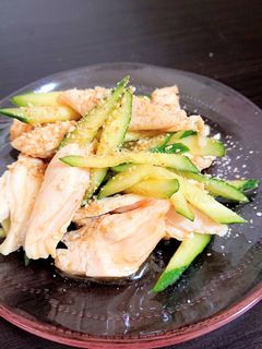 ささみの柚子胡椒和え♪-レシピのメイン写真