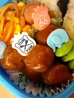 【乳.卵アレ弁当】ナポリタン-レシピのメイン写真