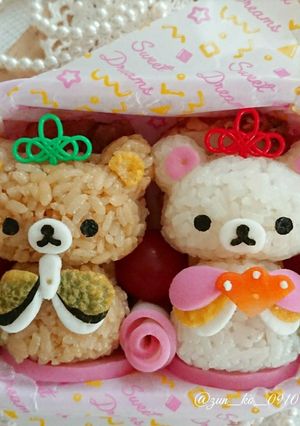 キャラ弁☆リラックマのお雛様弁当-レシピのメイン写真