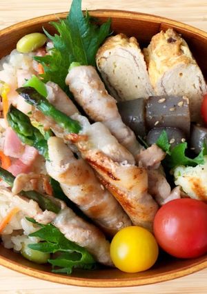 愛妻わっぱ弁当♡40-レシピのメイン写真