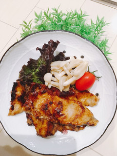 時短!豚ロースの煮こごりジュレ漬け焼き-レシピのメイン写真