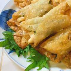 รูปของ ささみの梅しそ揚げ