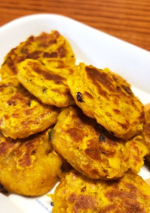 離乳食!かぼちゃとおかゆのやわらかおやき-レシピのメイン写真