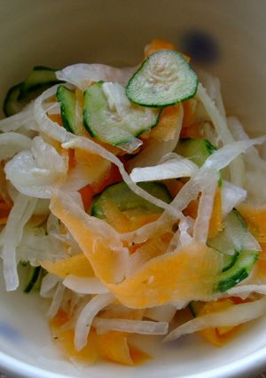 新玉ねぎをお酢で食べる☆サッパリ味サラダ-レシピのメイン写真