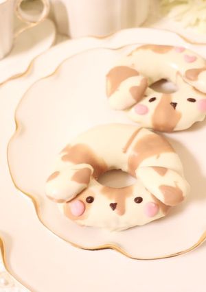 うさぎさんドーナツ(ロップイヤーver)-レシピのメイン写真