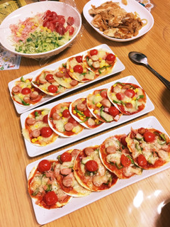 簡単かわいいミニピザ-レシピのメイン写真