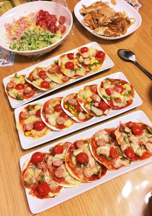 簡単かわいいミニピザ-レシピのメイン写真