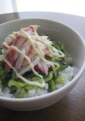 なんちゃって●カニ丼●ど～んtoサラダ風-レシピのメイン写真